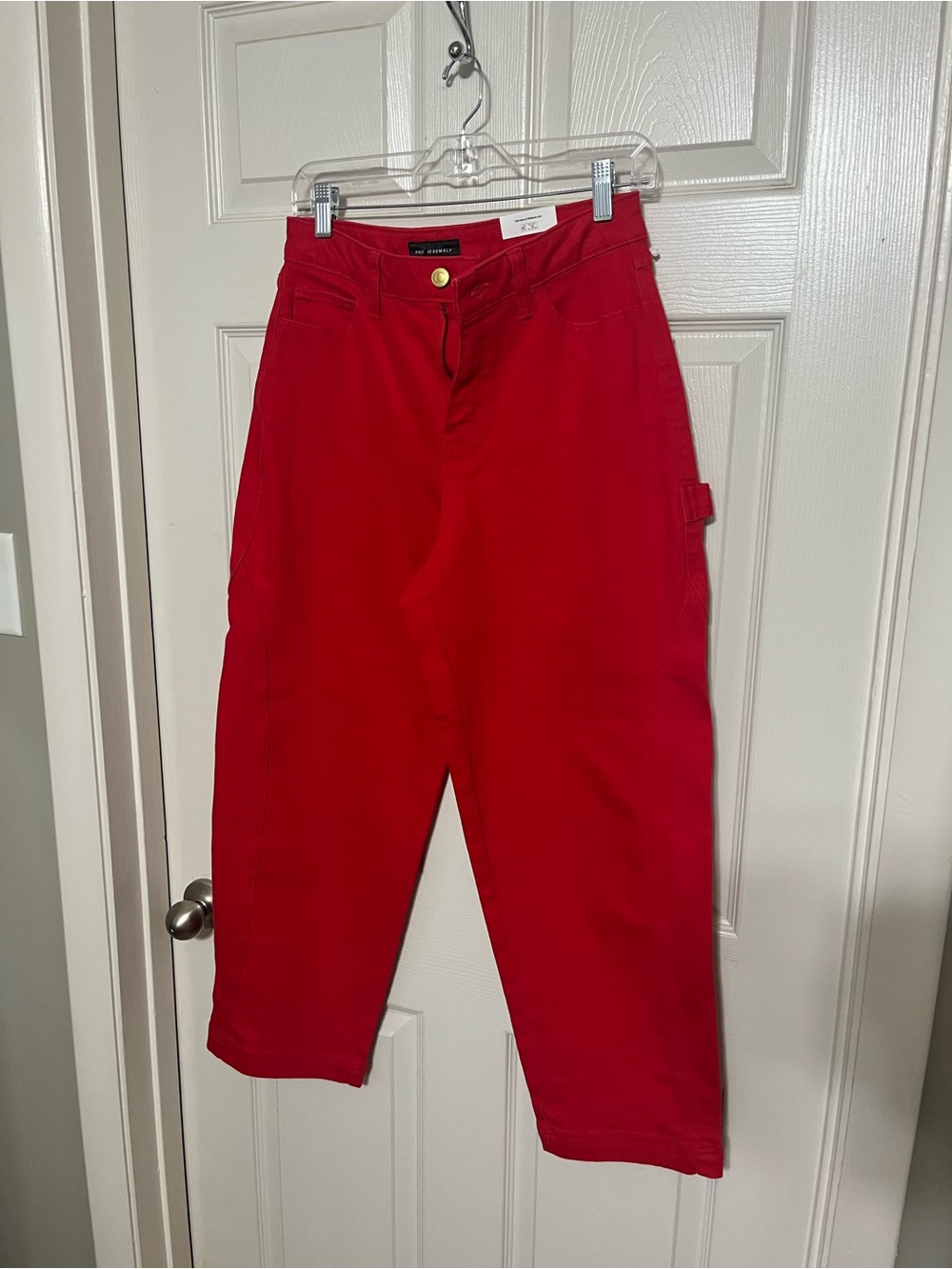 NWT Free Assembly Red Carpenter Pants